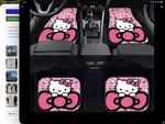 4-HELLO Kitty Floor Mats/universal Cars,suvs,trucks(read). Fixed Price $49.75.