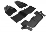 3D Maxpider 17-19 Fits Ford Explorer Bucket Seats 1ST 2ND 3RD Row Black Floormat. Fixed Price $272.99.