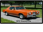 1972 Pontiac Grand Prix Orange Refrigerator / Tool Box Magnet. Fixed Price $8.00.