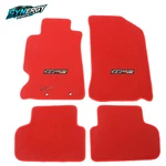Floor Mats Fits 02-06 Acura Rsx Red Nylon Carpet Front Rear W/ Emblem. Fixed Price $58.99.