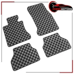 2005-2010 E60 Series Floor Mats Black Gray Plaid Checkered Carpets For: (bmw). Fixed Price $85.99.