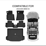 AUTOSAVER88 Floor Mats Set Fit For 2018-2024 Bmw X3 30I/M40I/M Competition/m,.... Fixed Price $150.00.