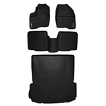 Black 1ST & 2ND Row Floor Liners Extended Cargo Ford Explorer. Fixed Price $258.99.