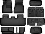 Oedro Floor Mats Cargo Liner Backrest For 2021-2024 Tesla Model Y 7-SEAT. Fixed Price $93.59.