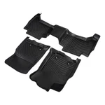 Front Floor Mats + Rear For Toyota Tacoma Double Cab 2016-2017 Rubber. Fixed Price $64.25.