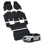 Lasfit 1ST-3RD Row Floor Mats & Rear Cargo Liner For 2020-2026 Chrysler Voyager. Fixed Price $220.00.