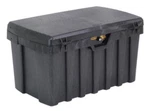 Large 50 Gallon Heavy Duty Black Tuff Bin Tool Box Security Locking Storage. Fixed Price $214.99.