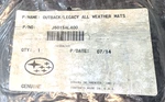 Oem Nip Subaru All Weather Floor Liner Mats Set 15-19 Legacy Outback J501SAL410. Fixed Price $79.95.