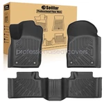 Fits 2013-2015 Jeep Grand Cherokee Tpe 3D Front & 2ND Row Floor Mats Liner Black. Fixed Price $71.39.