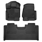 Husky X-act Contour Duragrip First & 2ND Row Floor Liners Ford F-150 Ext Cab. Fixed Price $154.75.