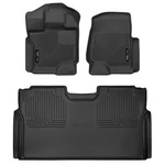 Husky Liners Black Full Set X-act Contour Floor Mats Ford F-150 Crew 53498. Fixed Price $199.99.