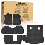 Fits 2020-2025 Cadillac XT6 Bench Seat Tpe Floor Mats / Trunk Cargo Liners 5PCS. Fixed Price $116.29.