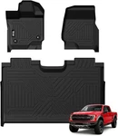 All Weather Tpe 3D Floor Mats Liners Black Fit 2015-2025 Ford F-150 Supercab. Fixed Price $70.99.