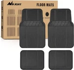 Nilight Rubber Floor Mats For Cars Trucks Suvs Universal Trim Most Vehicles. Fixed Price $21.99.