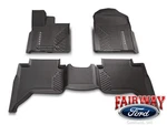 24 Thru 26 Ranger Oem Ford Tray Style Black Molded Rubber Floor Mat Set 4-PIECE. Fixed Price $219.95.