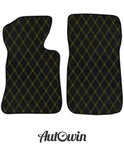 Custom Leather Floor Mats Double Diamond Pattern For Chevrolet Corvette C7 2014-. Fixed Price $1142.87.