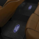 Rear Floor Mats Ford Logo F150 F250 F350 Rubber Liner Black All Weather Slush. Fixed Price $79.95.