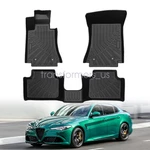 Tpe 3D Model Floor Mats Liners For 2017-2025 Alfa Romeo Giulia Rwd All-weather. Fixed Price $63.59.