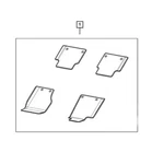 Genuine Oem Mopar Floor Mat For Jeep Wrangler 7LT60TX7AA. Fixed Price $196.10.
