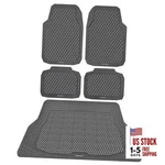 Gray Rubber Floor Mats & Cargo Liners, Full Set With. Fixed Price $75.61.