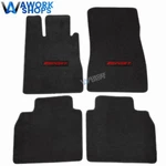 For 98-05 Mercedes Class Black Nylon Floor Mats Carpet Front Rear W/ Red Sport. Fixed Price $59.83.