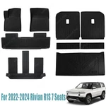 Floor & Backrest Mats Liner For 2022-2024 Rivian R1S 7 Seats 3D Tpe All Weather. Fixed Price $153.89.