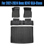 Tpe 3D Floor Mats & Trunk Cargo Liners Black For 2021-2024 Benz H247 Gla-class. Fixed Price $126.99.