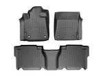 Weathertech Floorliner For 2012-2013 Toyota Tundra 1ST & 2ND Row, Black. Fixed Price $221.90.