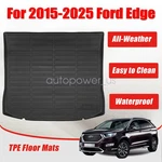 Tpe Rear Trunk Cargo Liner Floor Mat Fits 2015 2016 2017 2018 Ford Edge Black. Fixed Price $42.29.