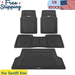 Flextough Black Floor Mats For Cars & Cargo Full Set - All Weather Front. Fixed Price $117.59.